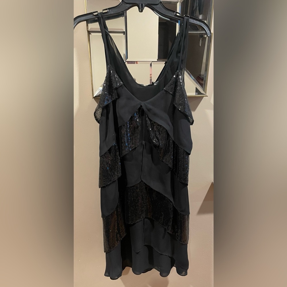 Armani Exchange Size 8 Black Sequin Dress.  Brand new with tags! Smoke free home